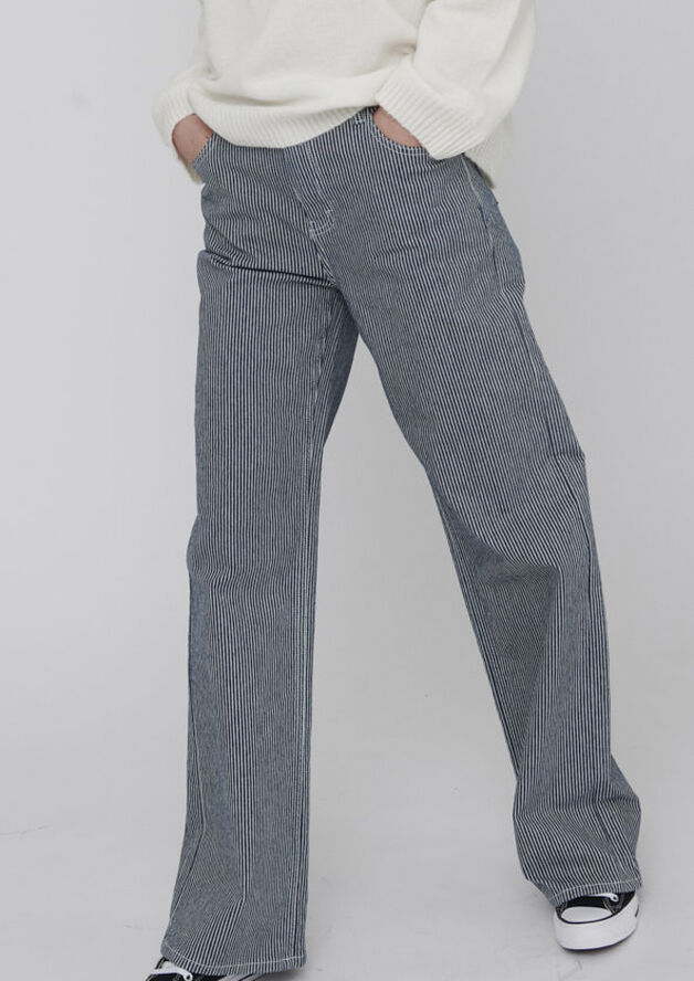 Magasin du Nord Collection Trille M124 High Blue and white stripe