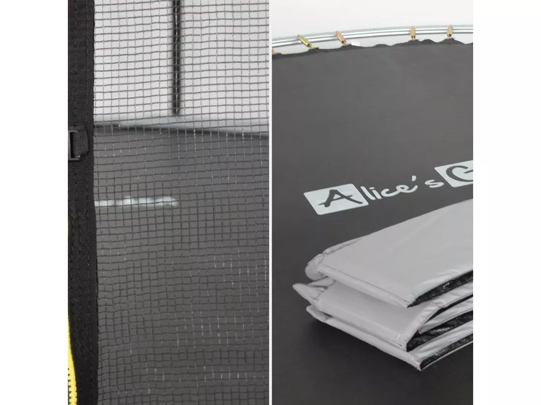 Trampoline rond Ø 305cm gris avec son filet de protection - Mars - Trampoline de jardin 3m 300 cm | Qualité PRO. | Normes EU