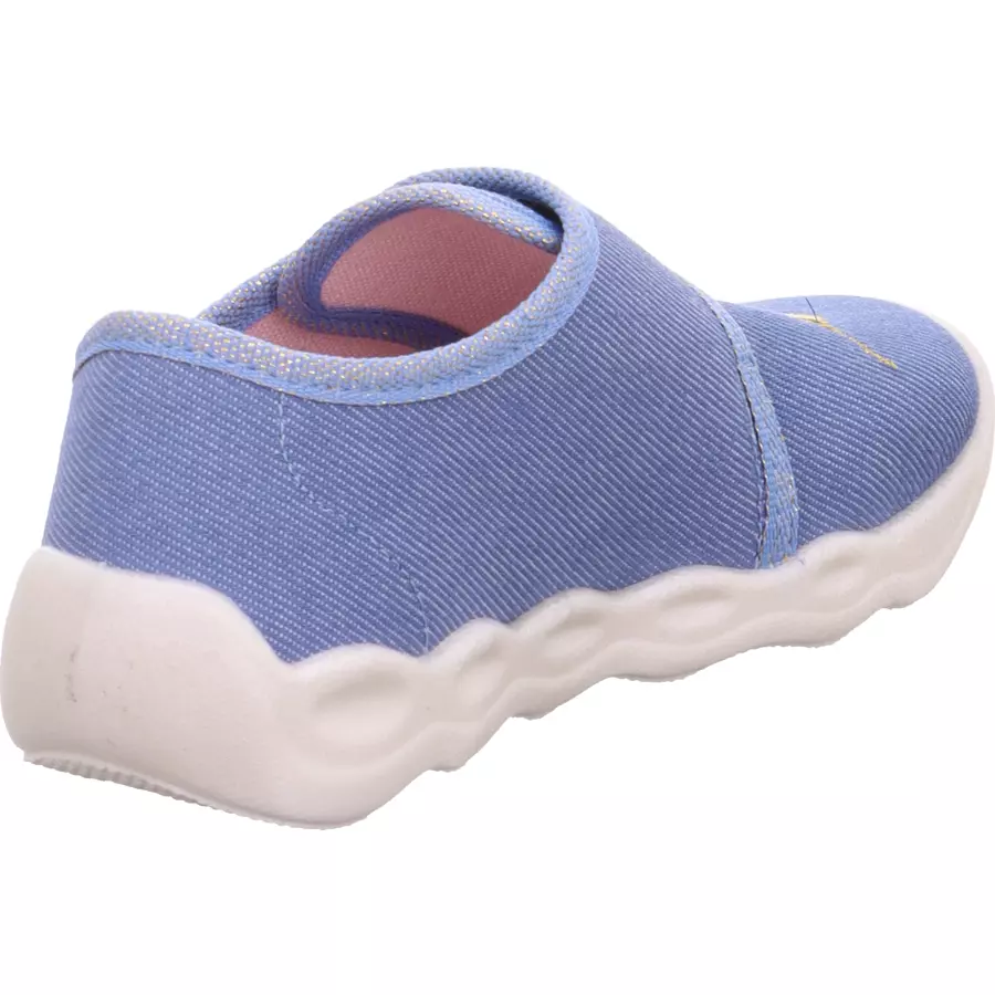 superfit Hausschuh Bubble blau (mittel)