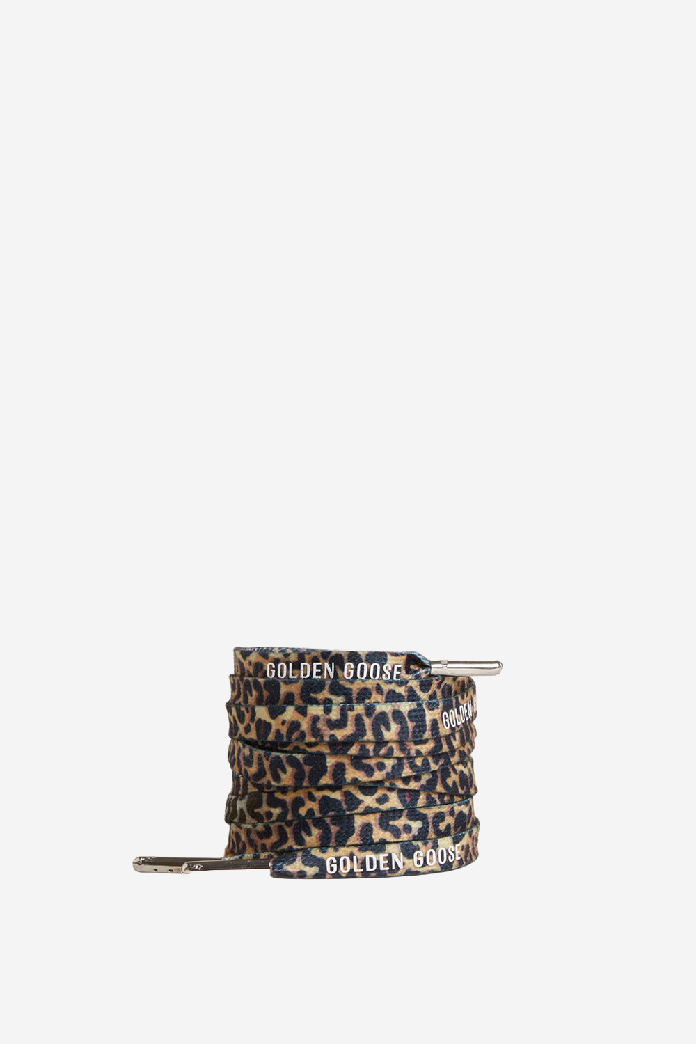 Kit leopard-print with contrasting white logo laces