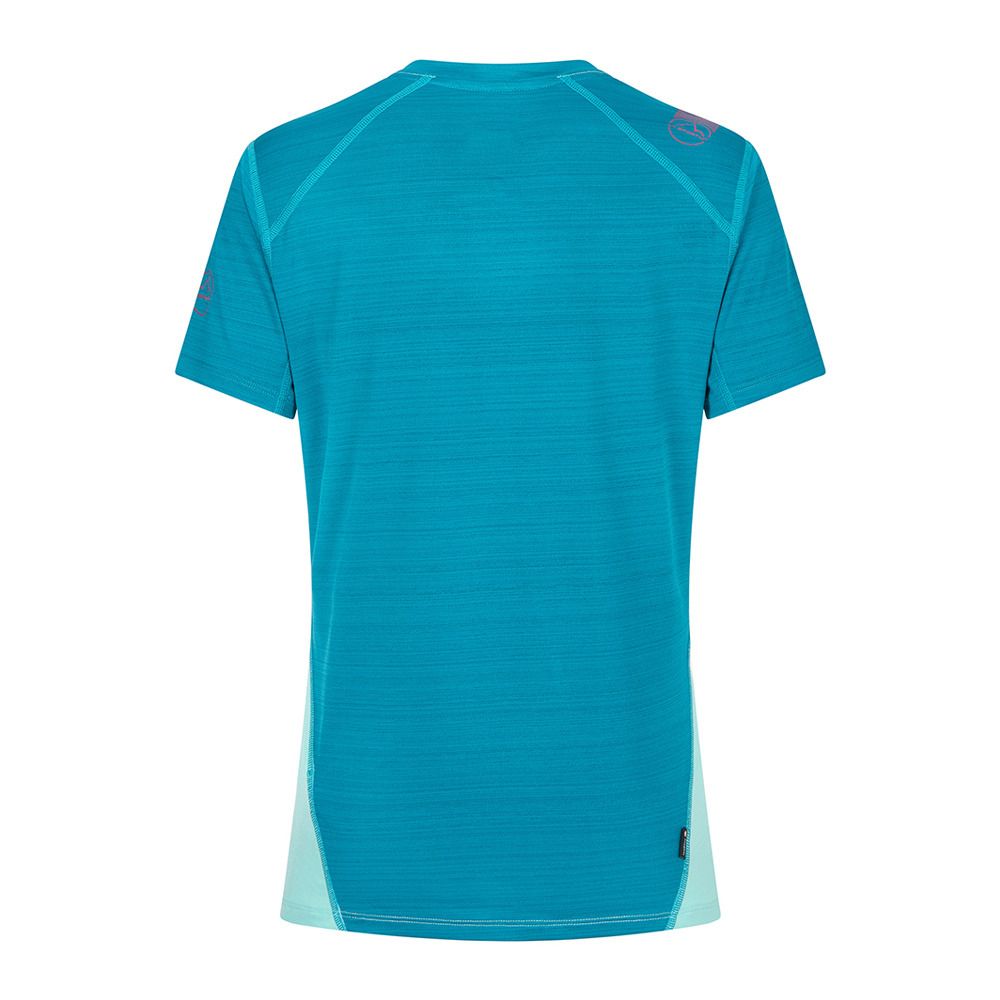 La Sportiva SUNFIRE - Maillot Femme turquoise/crystal