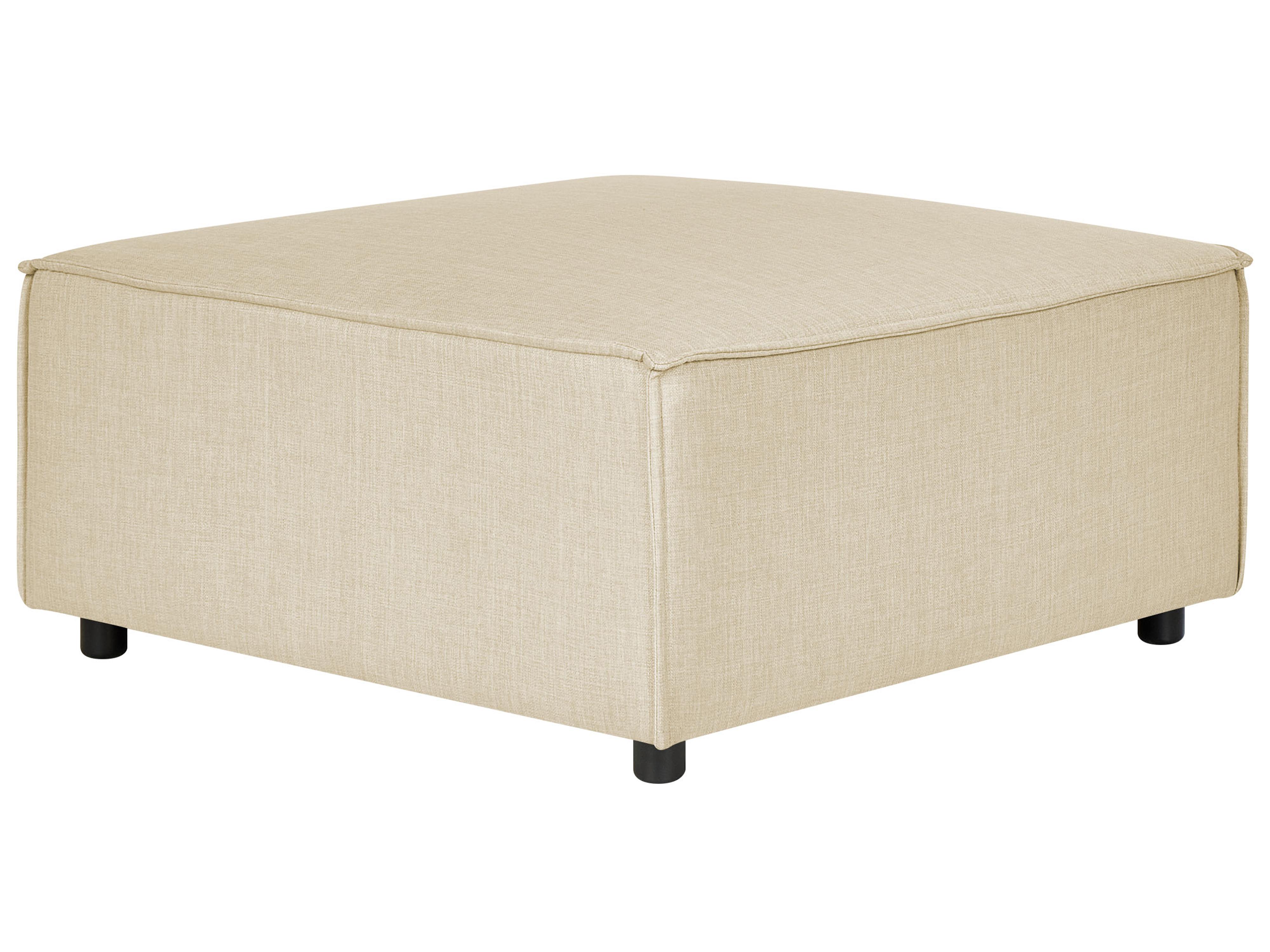 Ottomaan APRICA Kunstlinnen Beige