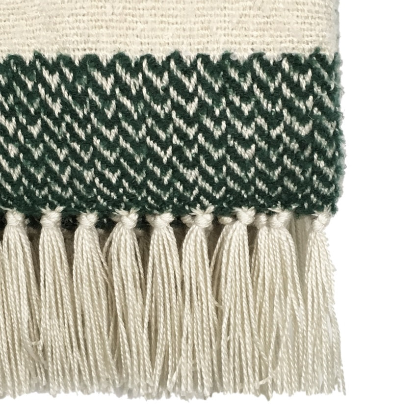Malagoon Sahara Grainy Green Plaid 125 x 150 cm