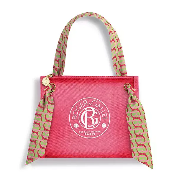 Conjunto de presente Roger & Gallet: Água perfumada de gengibre benéfica 30ml e loção corporal.
