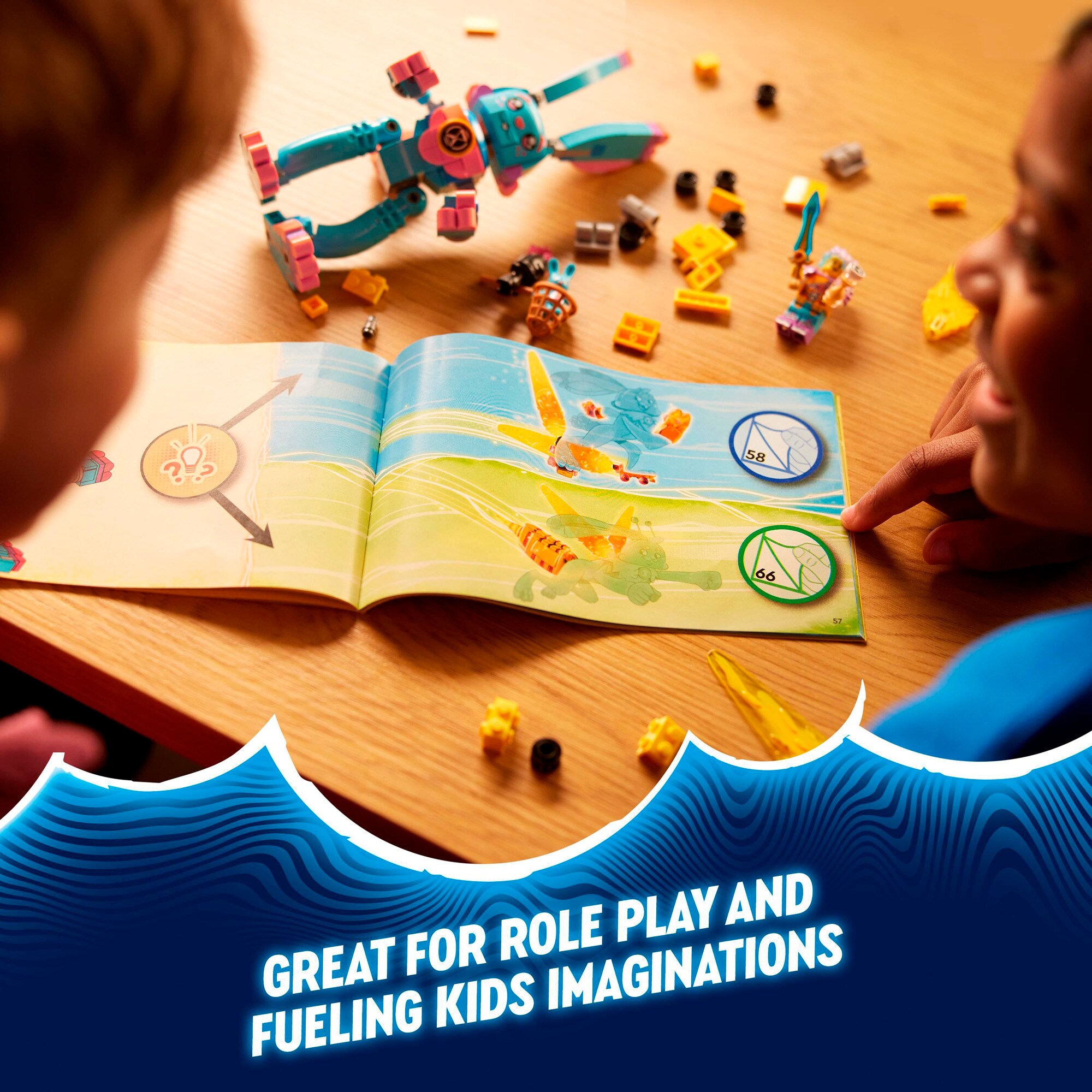 LEGO Konstruktionsspielzeug DREAMZzz Izzie und ihr Hase Bunchu