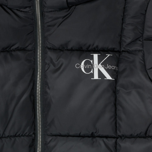 Calvin Klein Jeans - SHORT QUILTED PUFFER JACKET - Noir