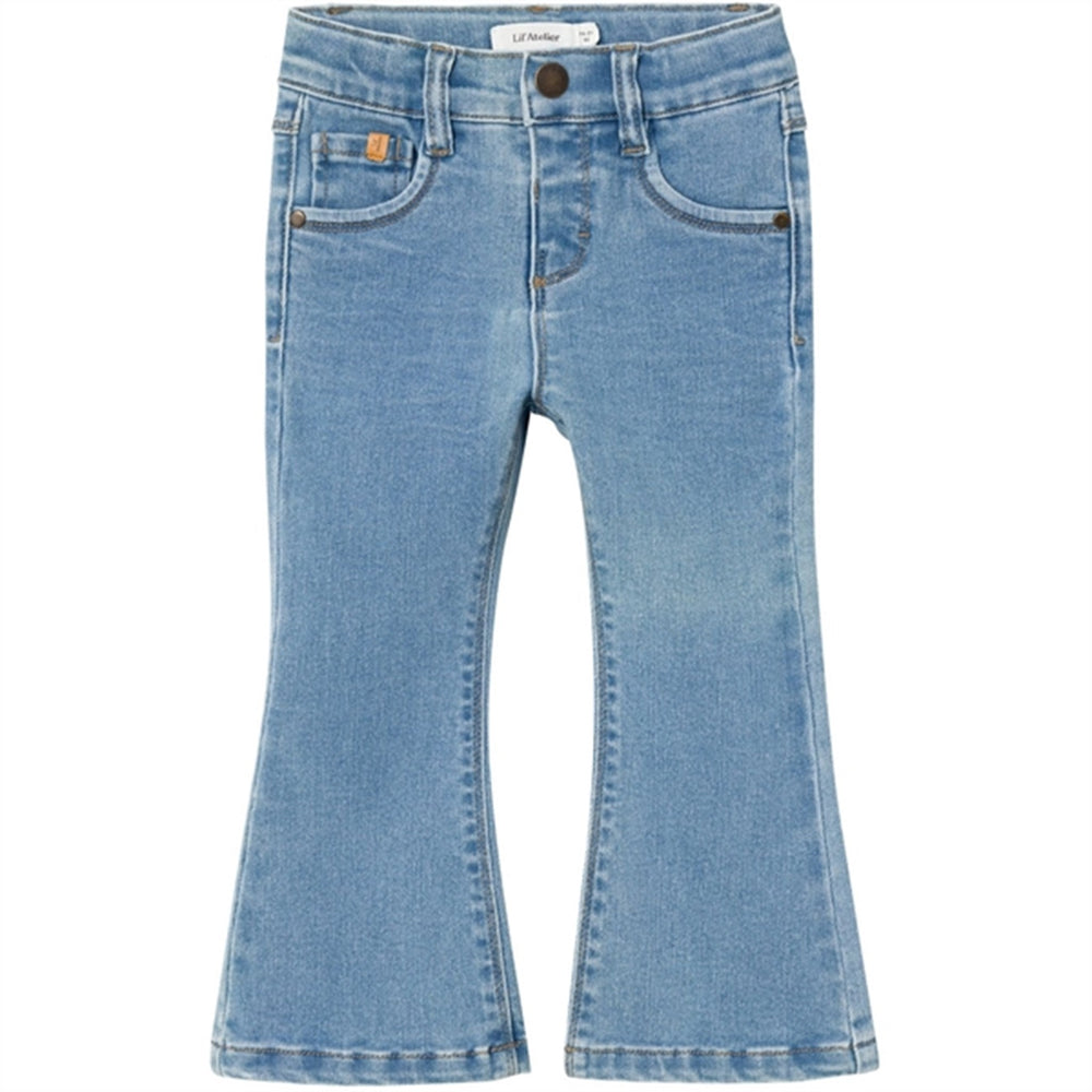 Medium Blue Denim Salli Slim Bootcut Jeans
