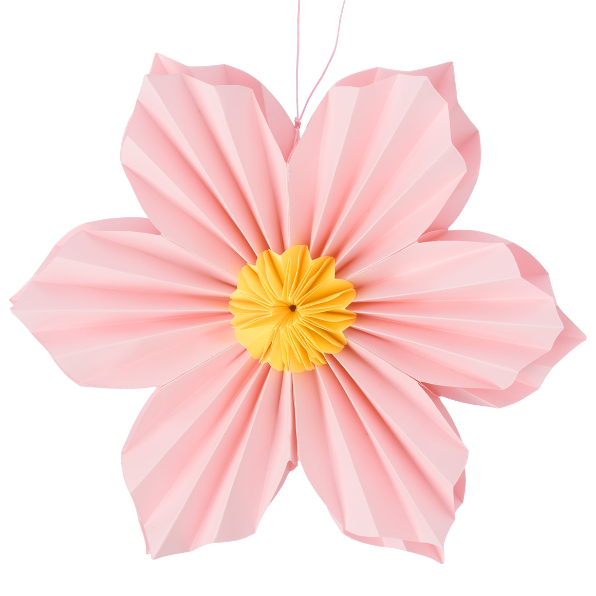 My Home Großer Deko-Hänger Papierblume rosa
