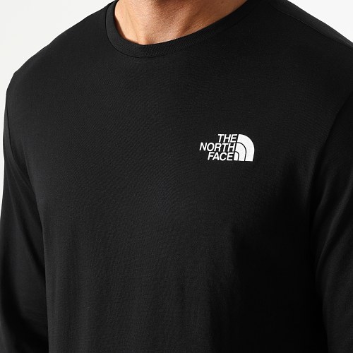Tee Shirt Manches Longues Simple Dome A3L3B Noir