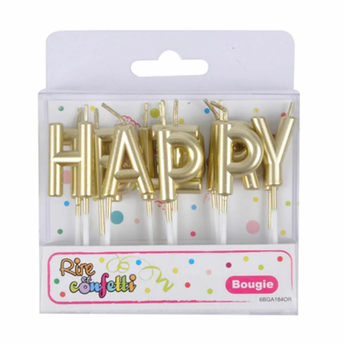 PARIS PRIX Bougies Happy Birthday