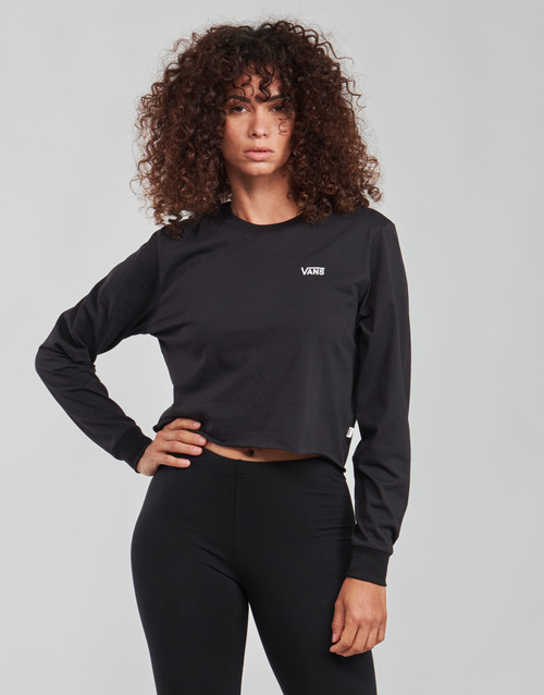 Vans - JUNIOR V LS CROP - Noir