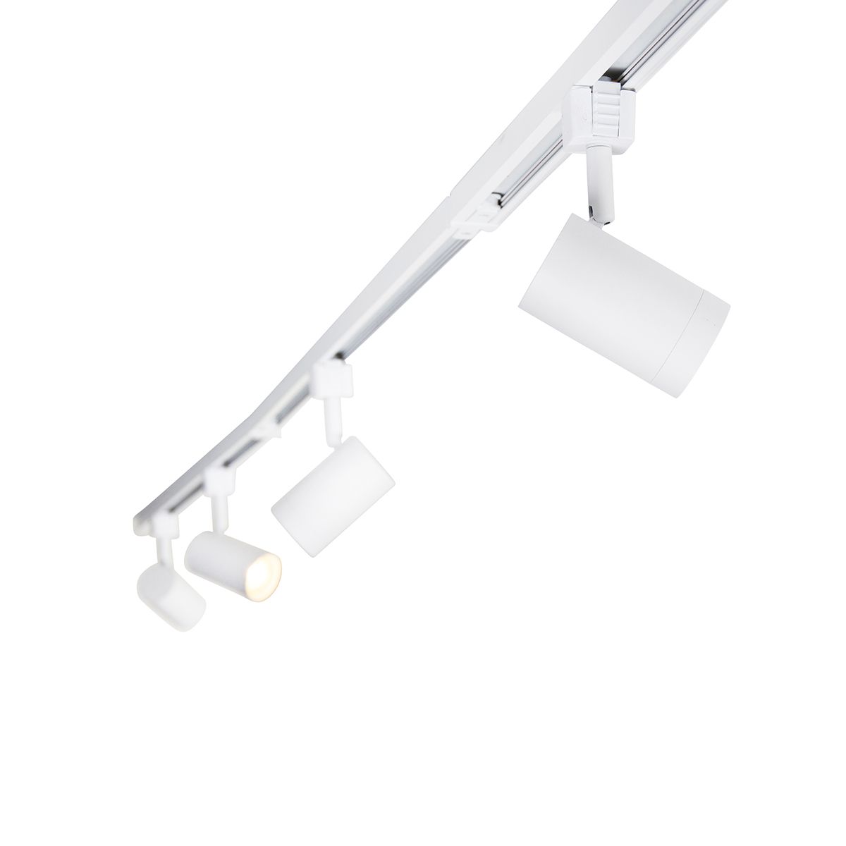 Modern 1-fase railsysteem met 15 spots wit - Iconic Jeana