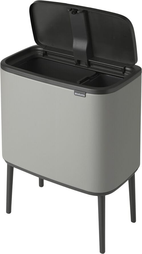 Brabantia Bo Touch Bin 11   23 ltr. Mineral concrete grey