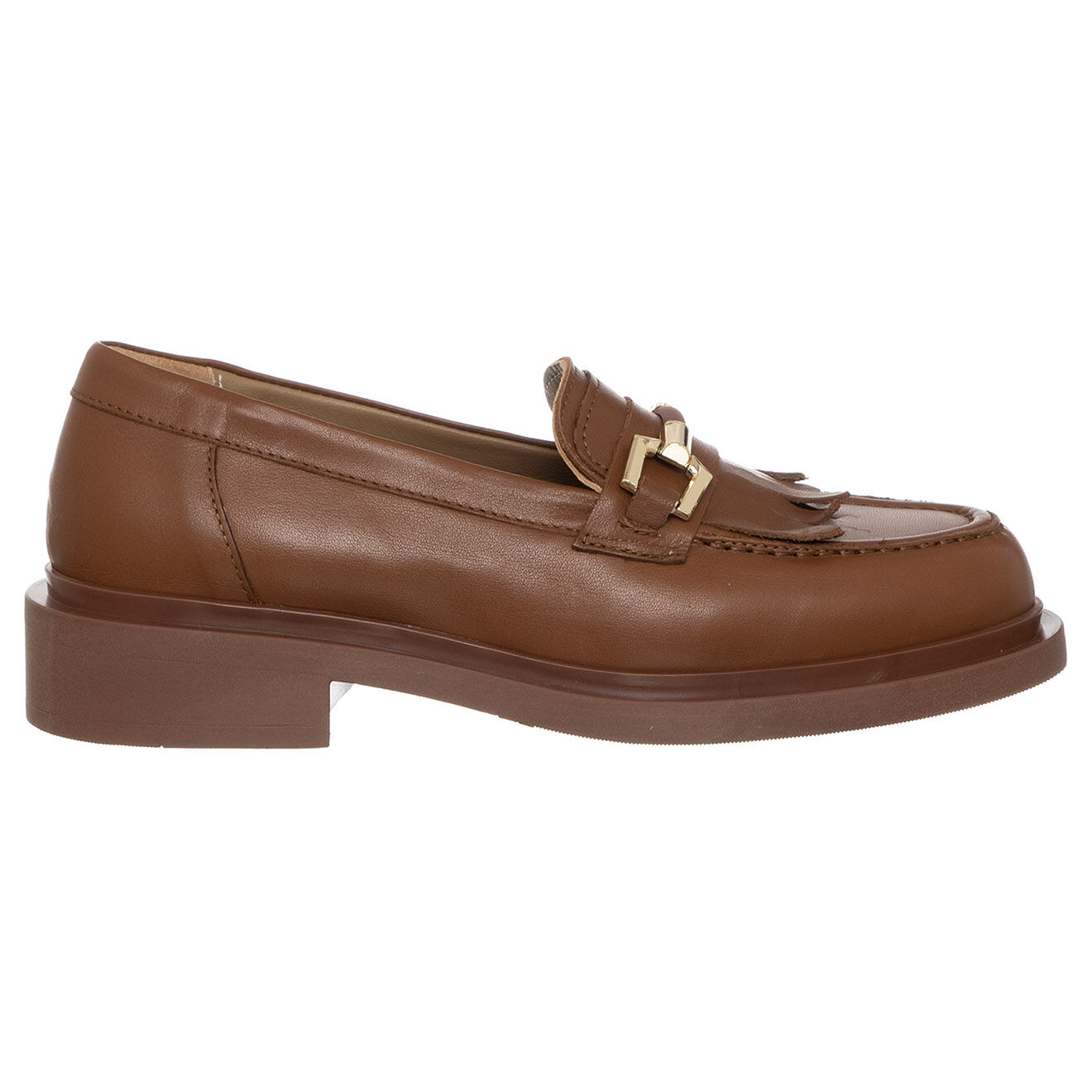 Loretta Pettinari Mocassins en Cuir Zoé marron