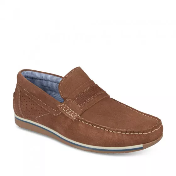 Mocassins MARRON CAPE BOARD CUIR