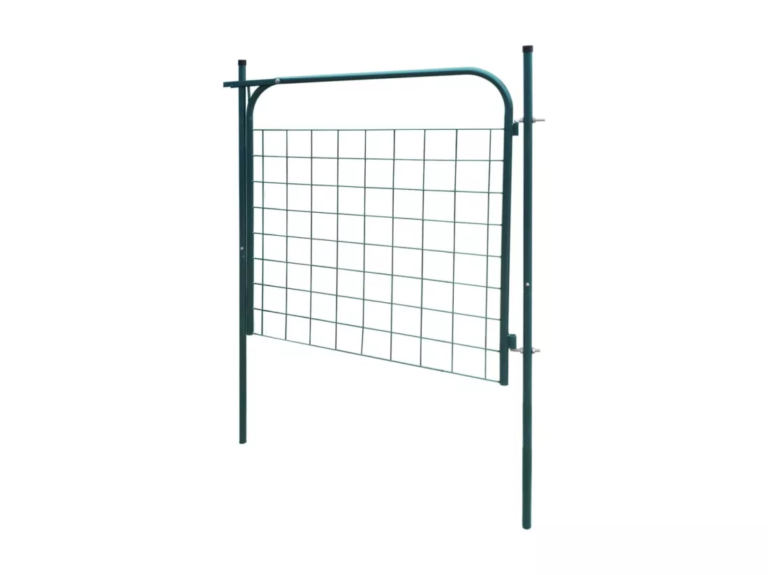 Portail de cl?ture de jardin 100 x 100 cm Vert