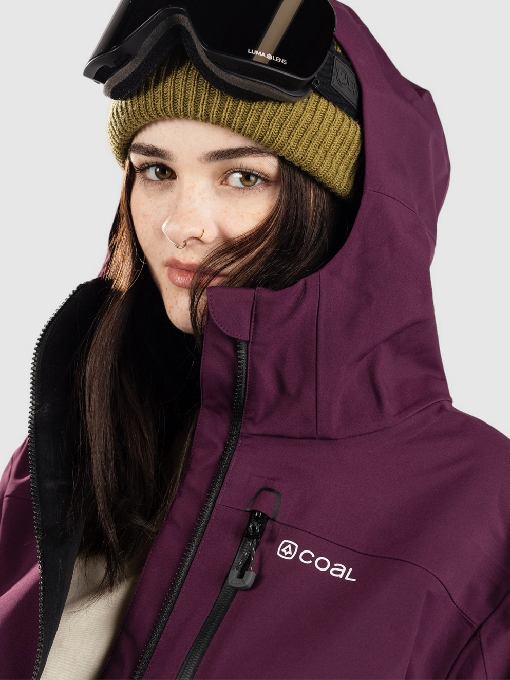 Coal Absaroka 3L Jacket aubergine