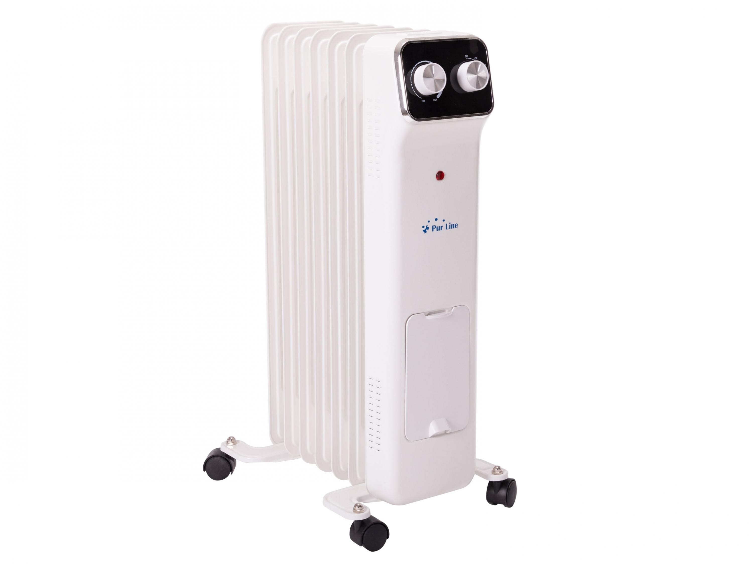 Pur Line Öl Radiator 2 Stufen 1000/1500W Thermostat Überhitzungsschutz
