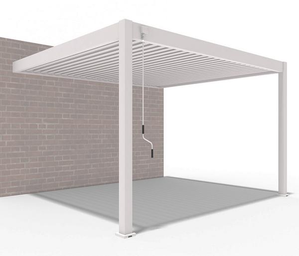 Weide Deluxe Wandpergola 3,6x4 Voll-Alu, ca.