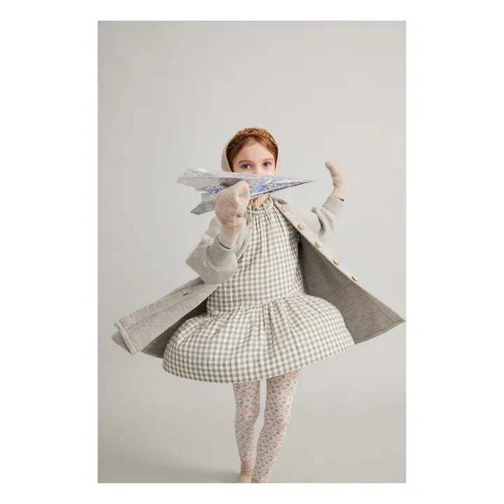 Soor Ploom Robe Gaze de Coton Bio Vichy Edith | Sauge