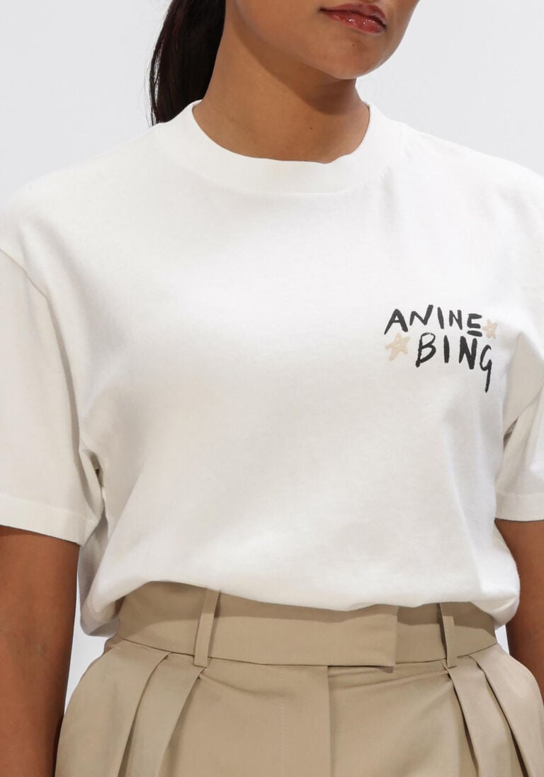 witte anine bing tops & t-shirts walker tee empowerment