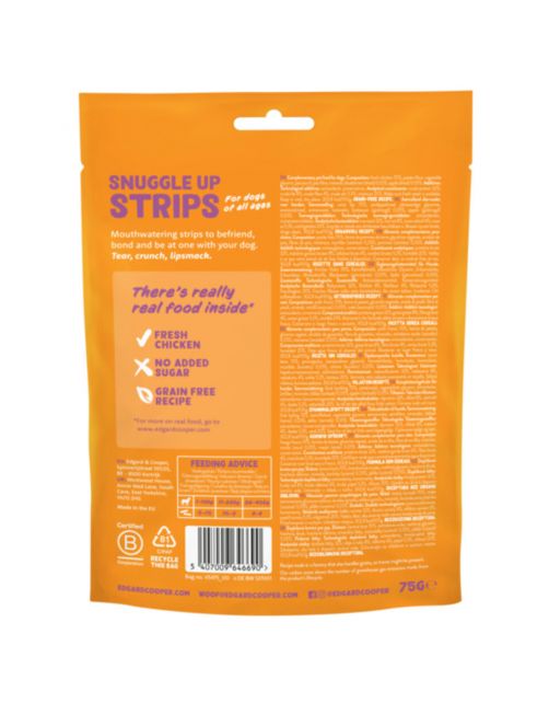 Edgard&Cooper Strips 75 g - Hondensnacks