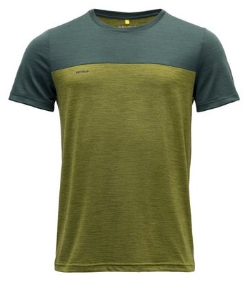 T-Shirt Manches Courtes Devold Norang Merino 150 Vert
