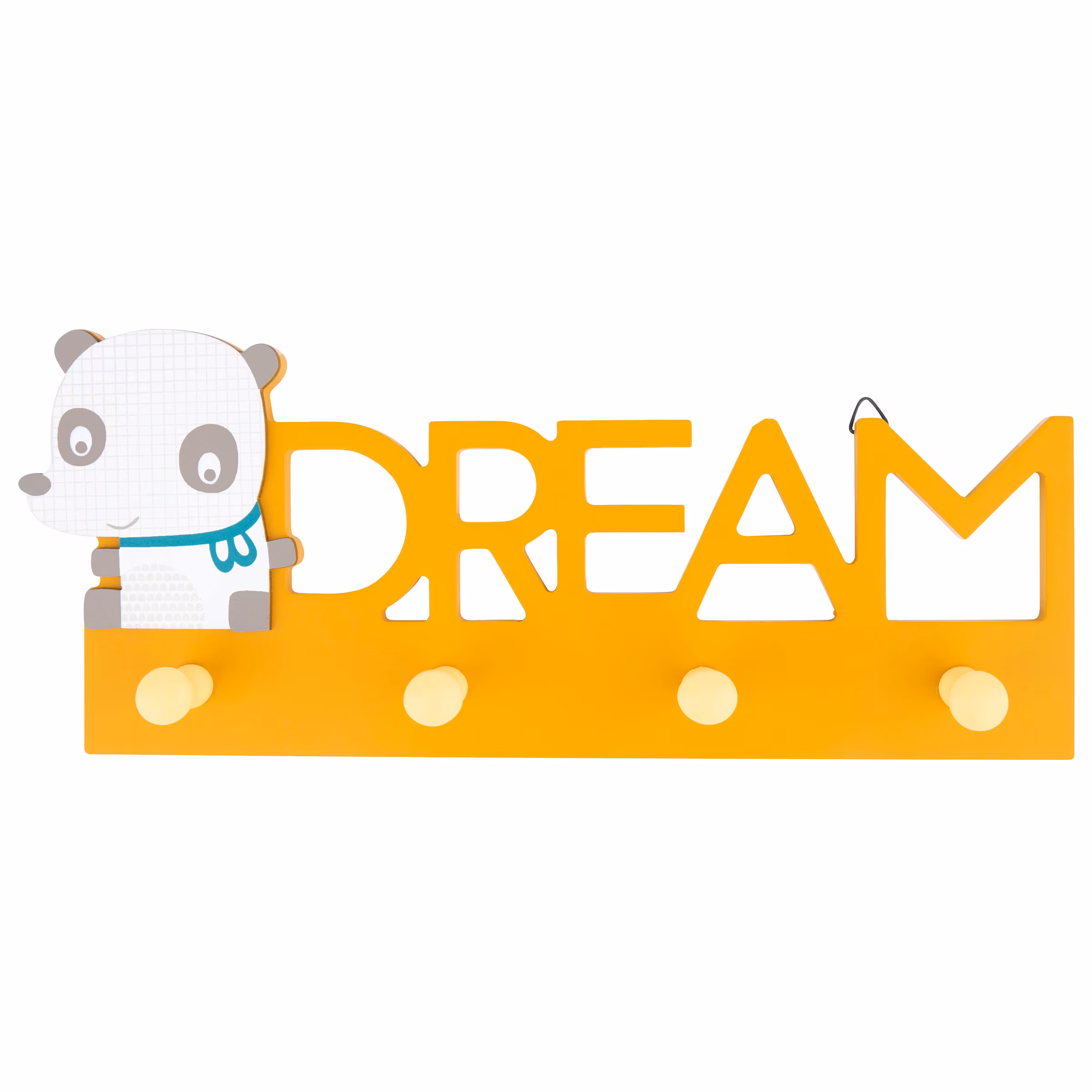 Bieco Garderobe Kinder Dream Gelb