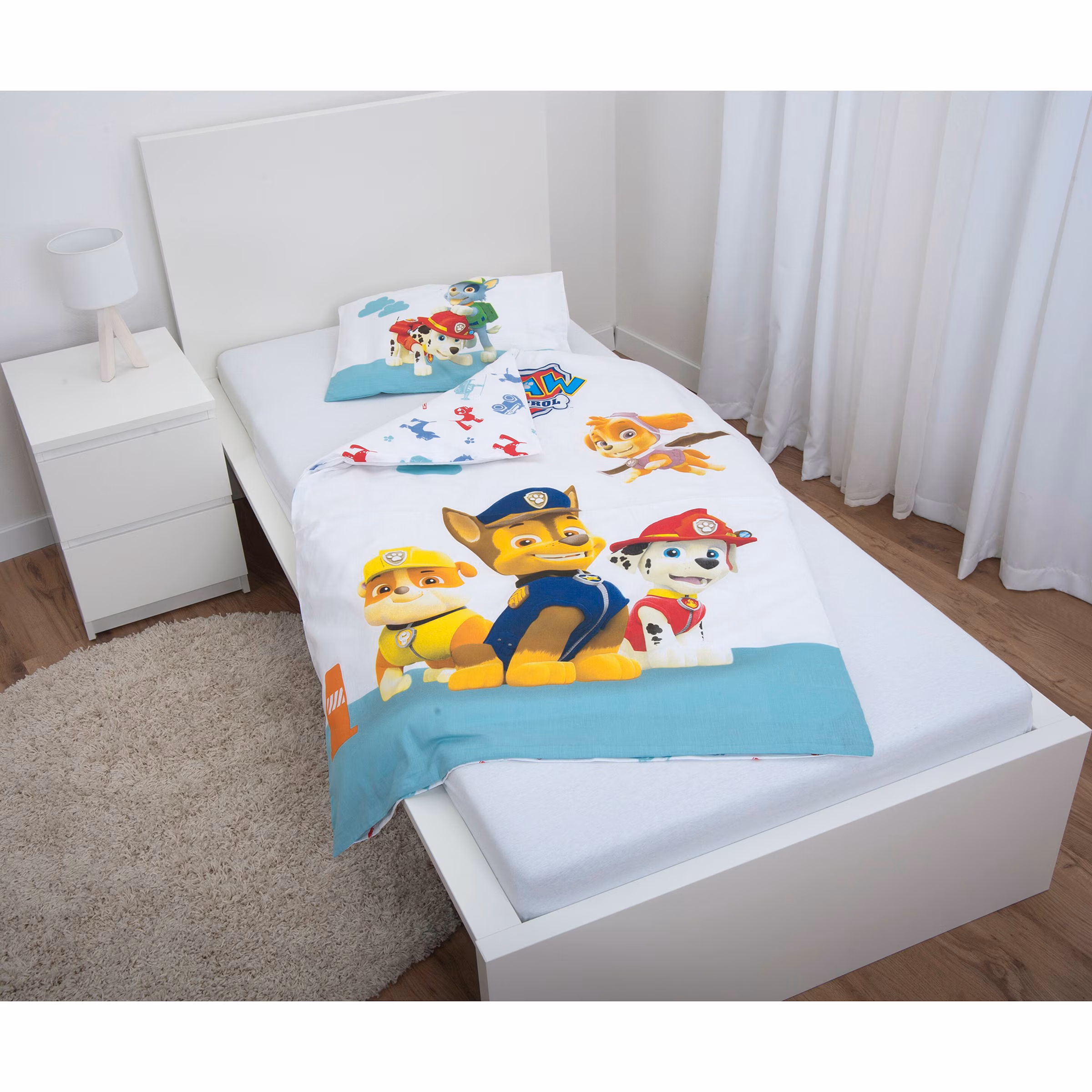 Baby Best - PAW PATROL Flanell-Bettwäsche 40x60 / 100x135 cm
