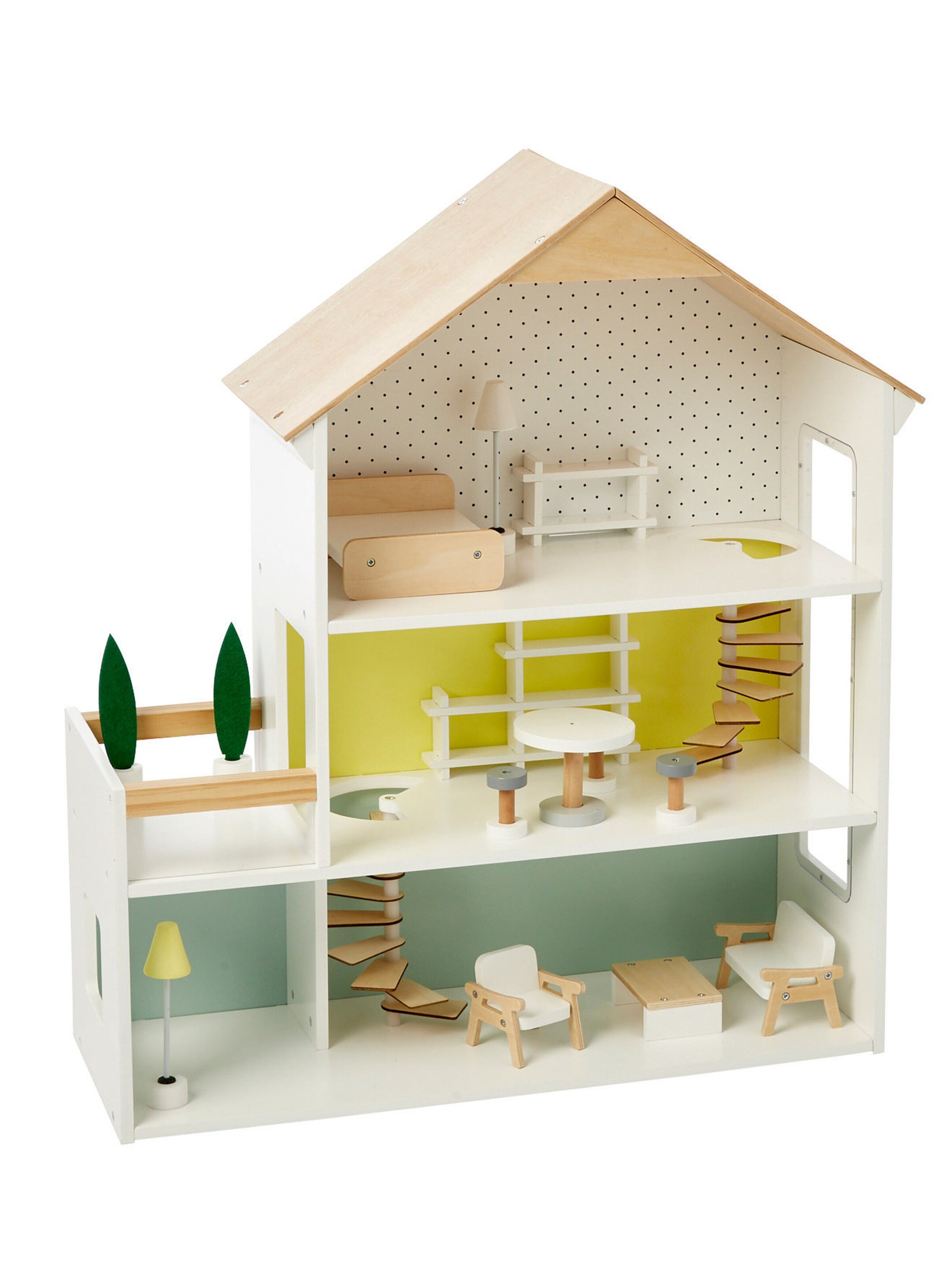 Vertbaudet Puppenhaus aus Holz FSC® weiß/natur