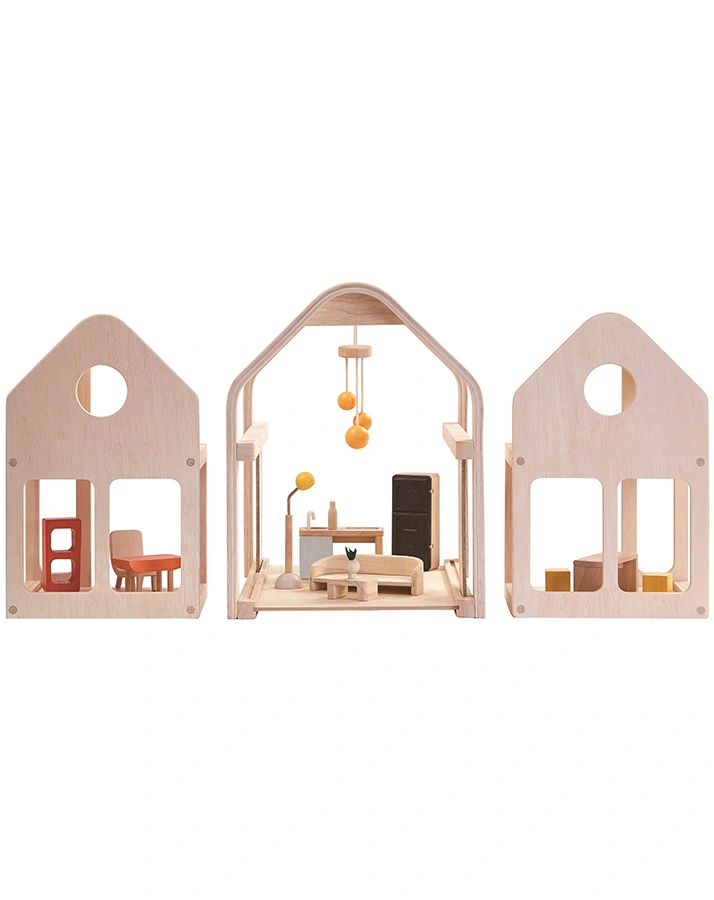 Puppenhaus SLIDE N GO 20-teilig aus Holz