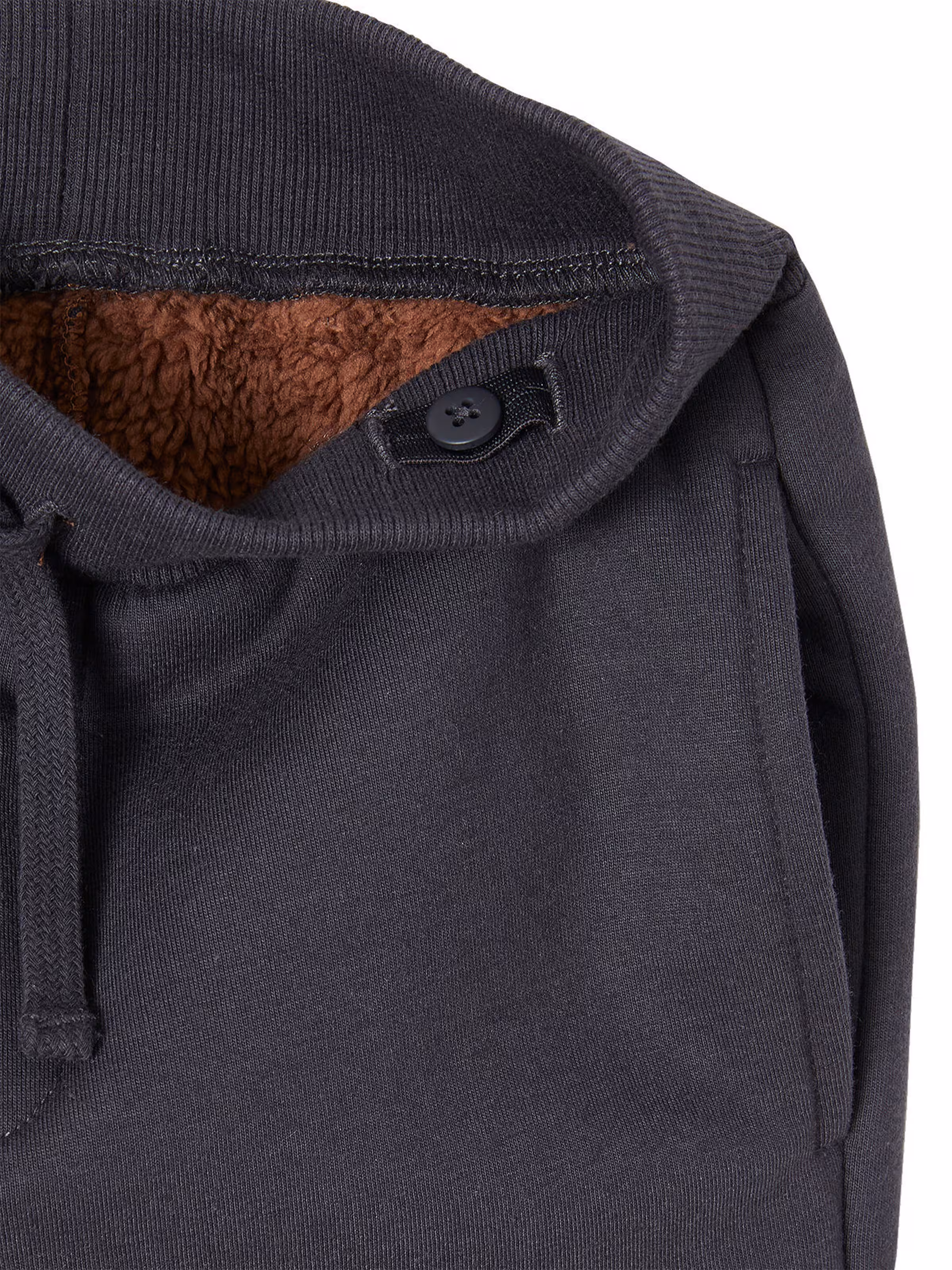 Vertbaudet Jungen Sweathose mit Teddyfleece-Futter anthrazit