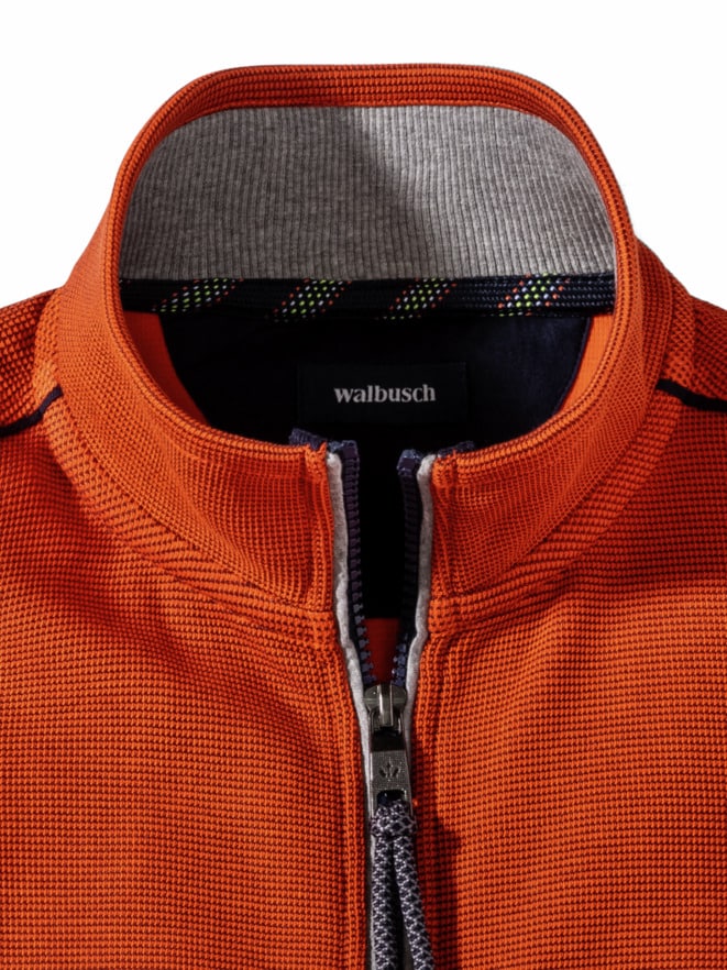 Easycare Zip- Jacke Bicolor