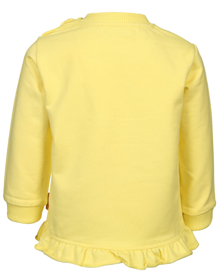 Sweatshirt BABY GIRL – SUMMER DAY in gelb