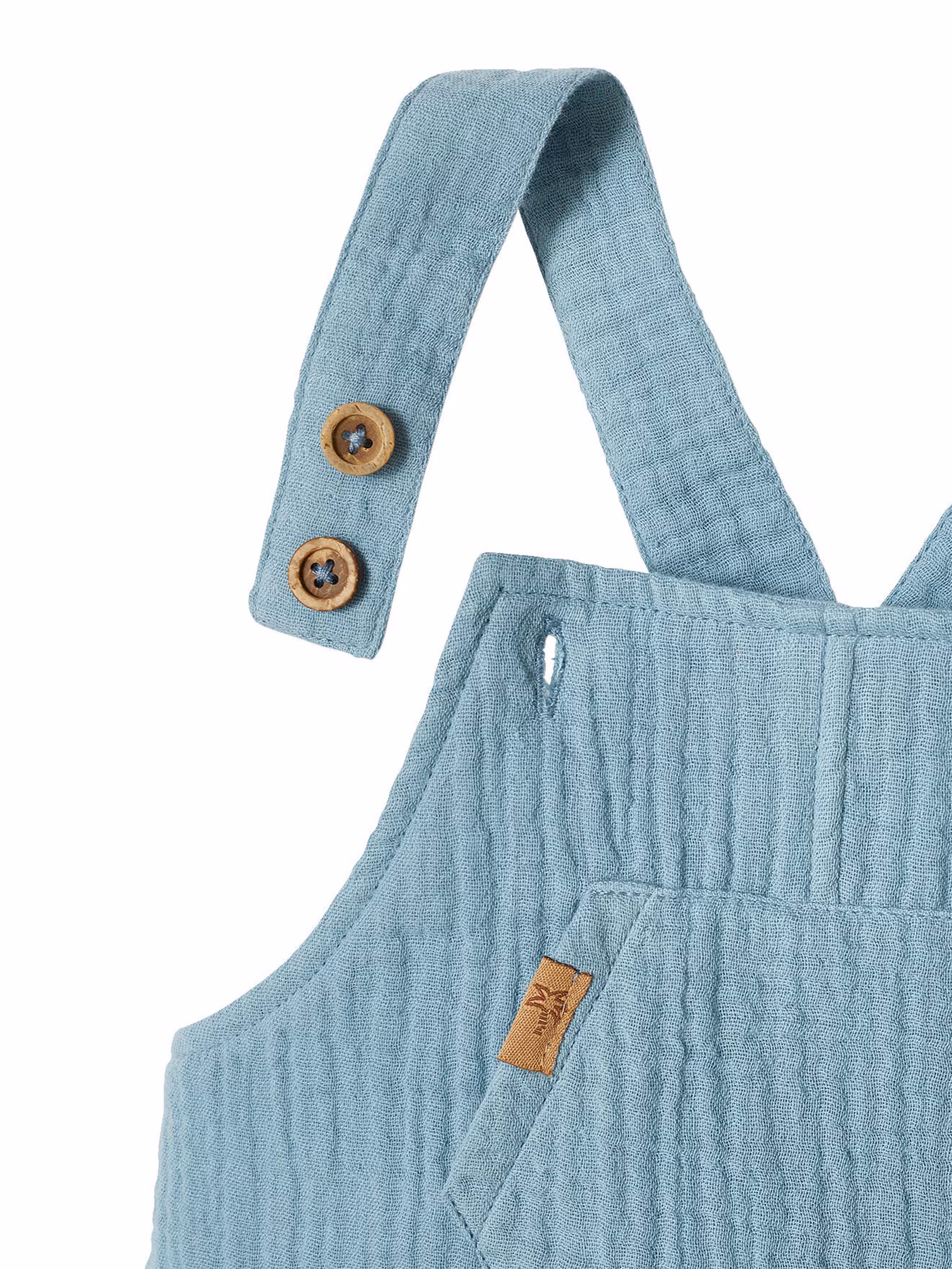 Vertbaudet Baby Latzhose für Neugeborene bleached