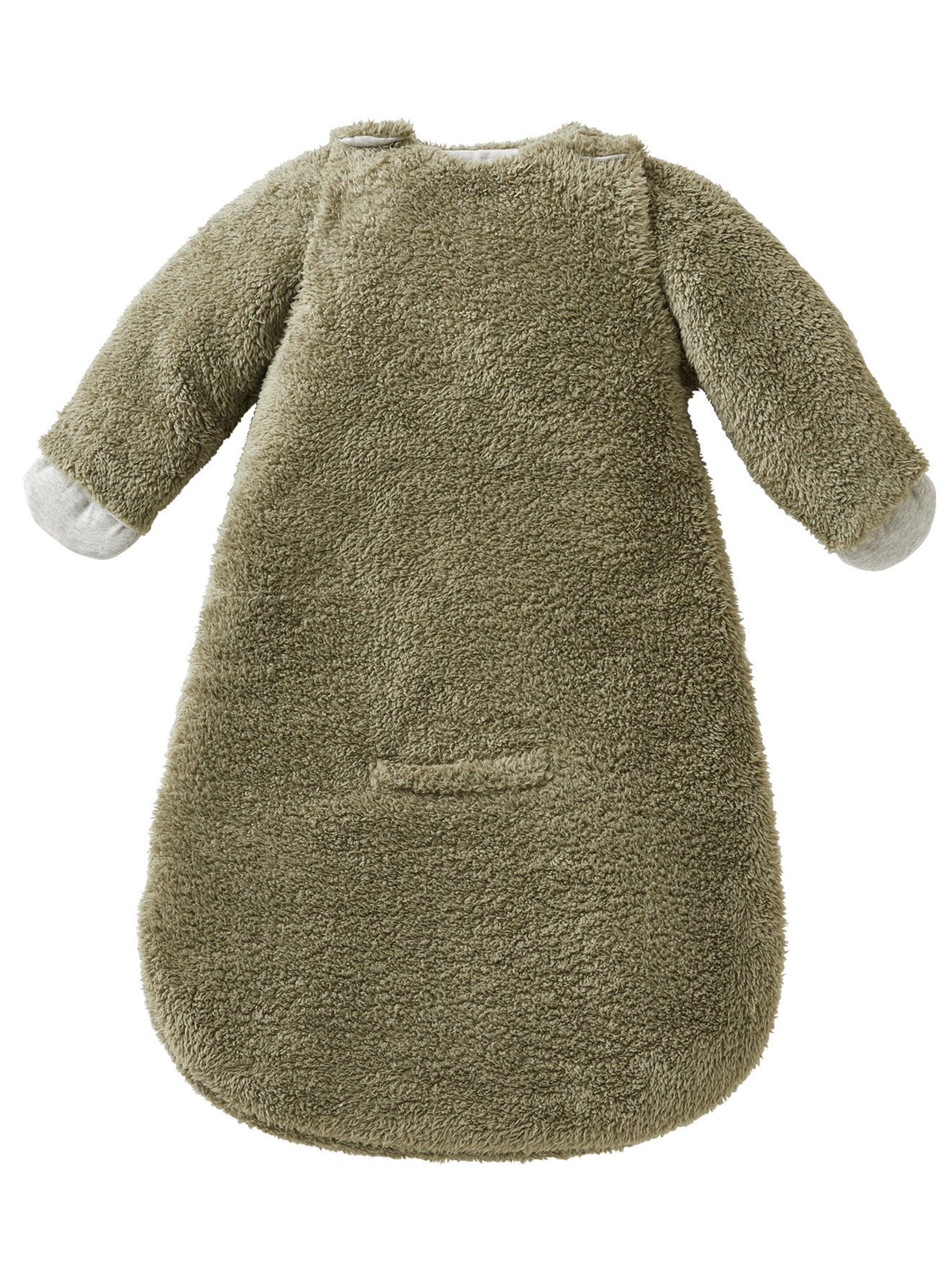 Vertbaudet Baby Auto-Schlafsack aus Mikrofaser grün