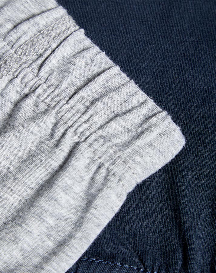 Boxershorts NMMTIGHTS – UNI 3er-Pack in dunkelblau/grau melange