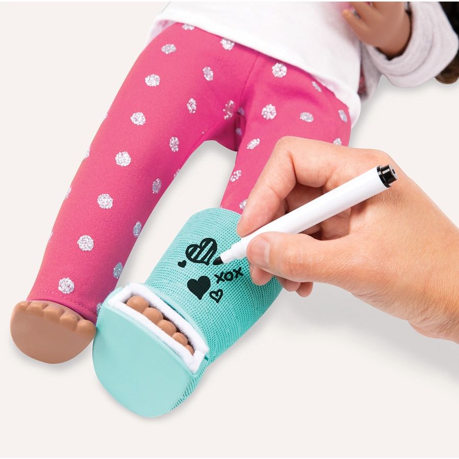 Our Generation Deluxe Outfit Gute Besserung für 46 cm Puppen Mehrfarbig