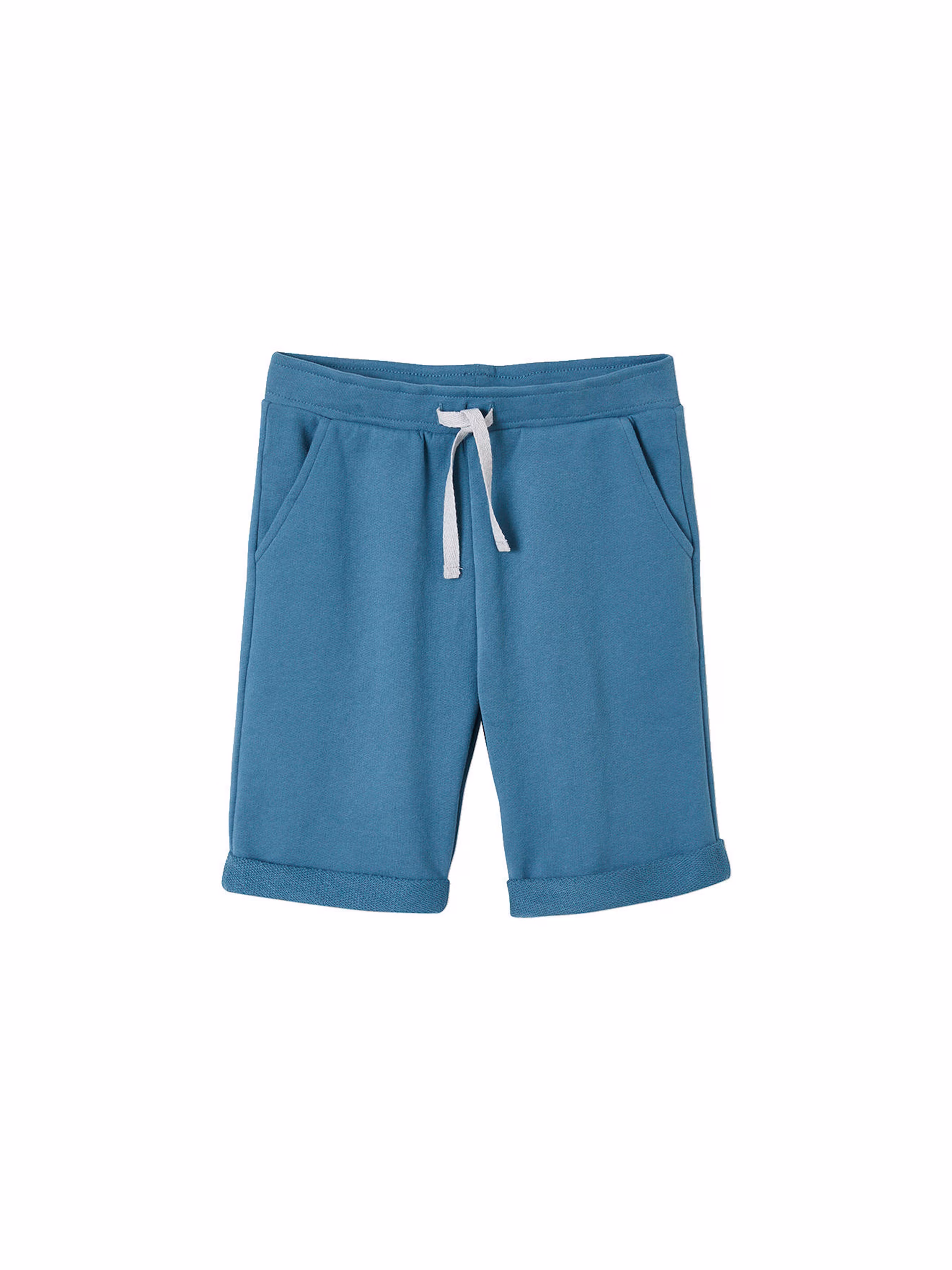 Vertbaudet Jungen Bermudas, Sweatware BASIC, Bundweite verstellbar petrol