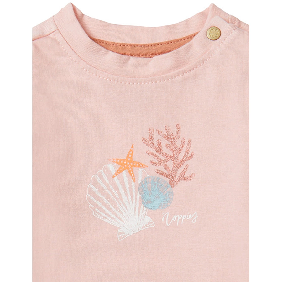 Noppies Langarmshirt Caroline Peach Beige
