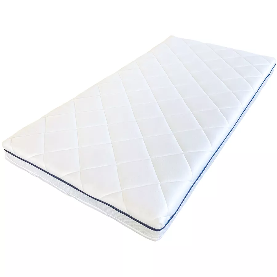 Kids Collective Kindermatratze AERO PLUS mit Ventilationsstreifen 10 cm hoch, Babymatratze 60 x 120 weiß ohne Spannbettlaken