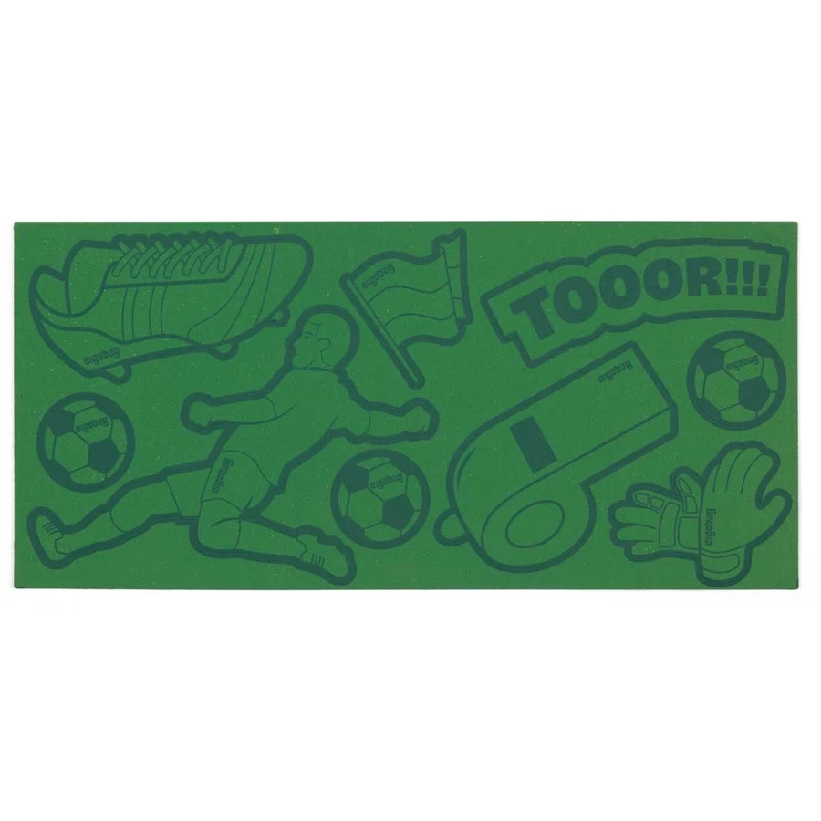 Ergobag Zubehör - Reflexie Sticker Set 10tlg. Fußball