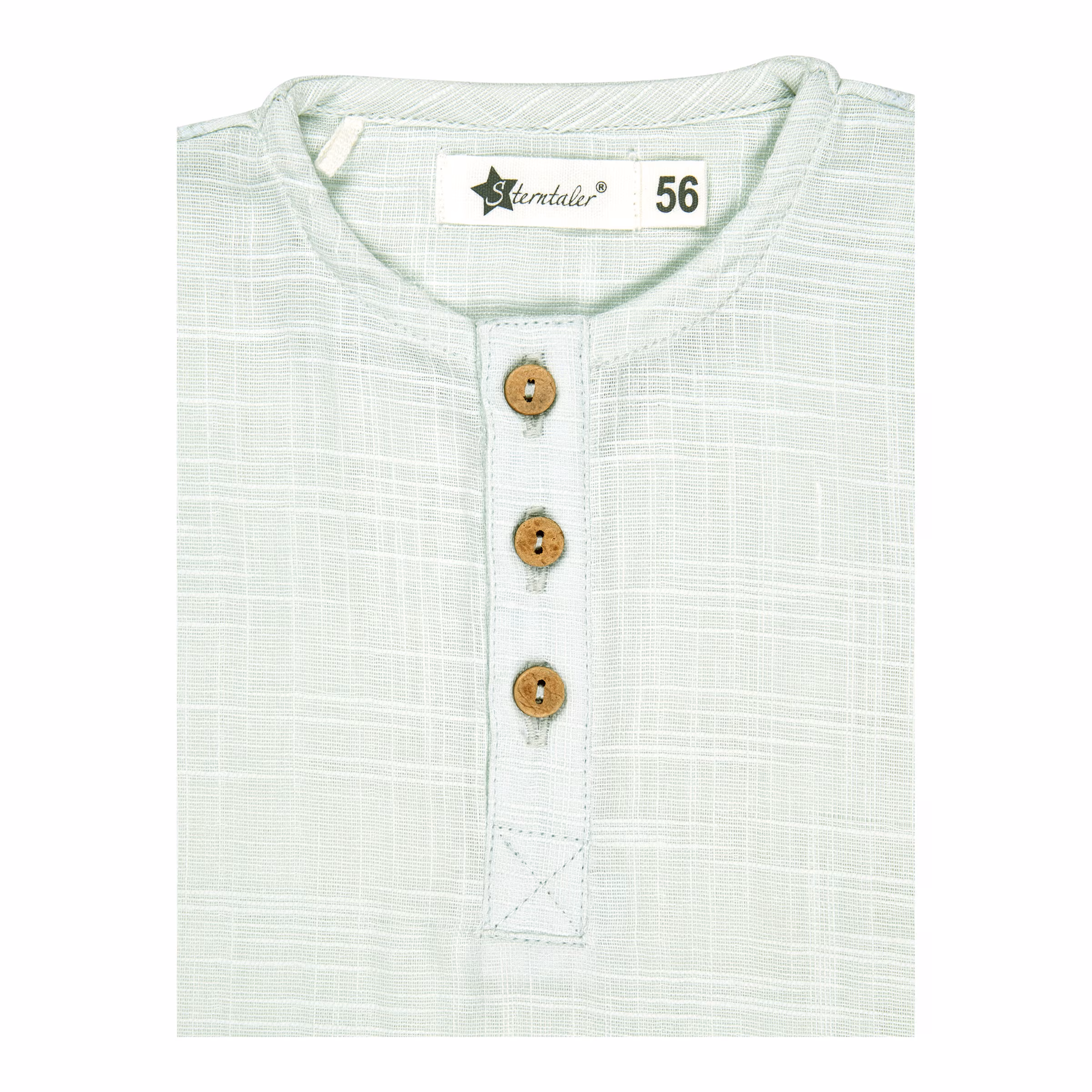 Sterntaler T-Shirt Leinenoptik hellblau