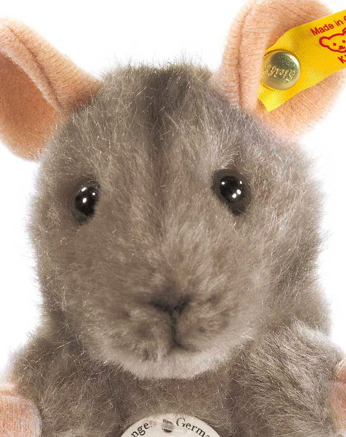 Kuschel-Maus Piff (10 cm) in grau