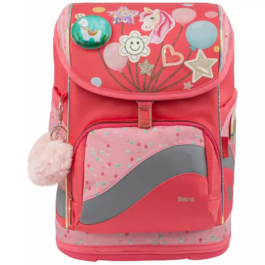 Belmil Schulranzen Premium Smarty Plus Set 5-teilig Rose Quartz