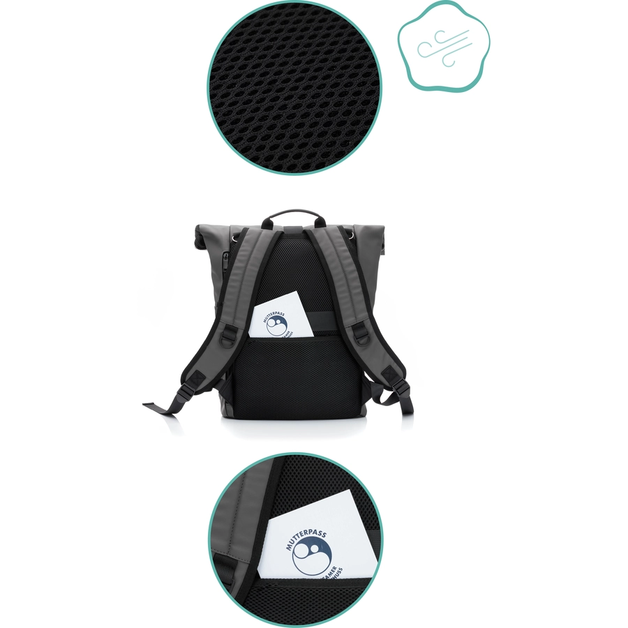Fillikid Wickelrucksack Oslo grau