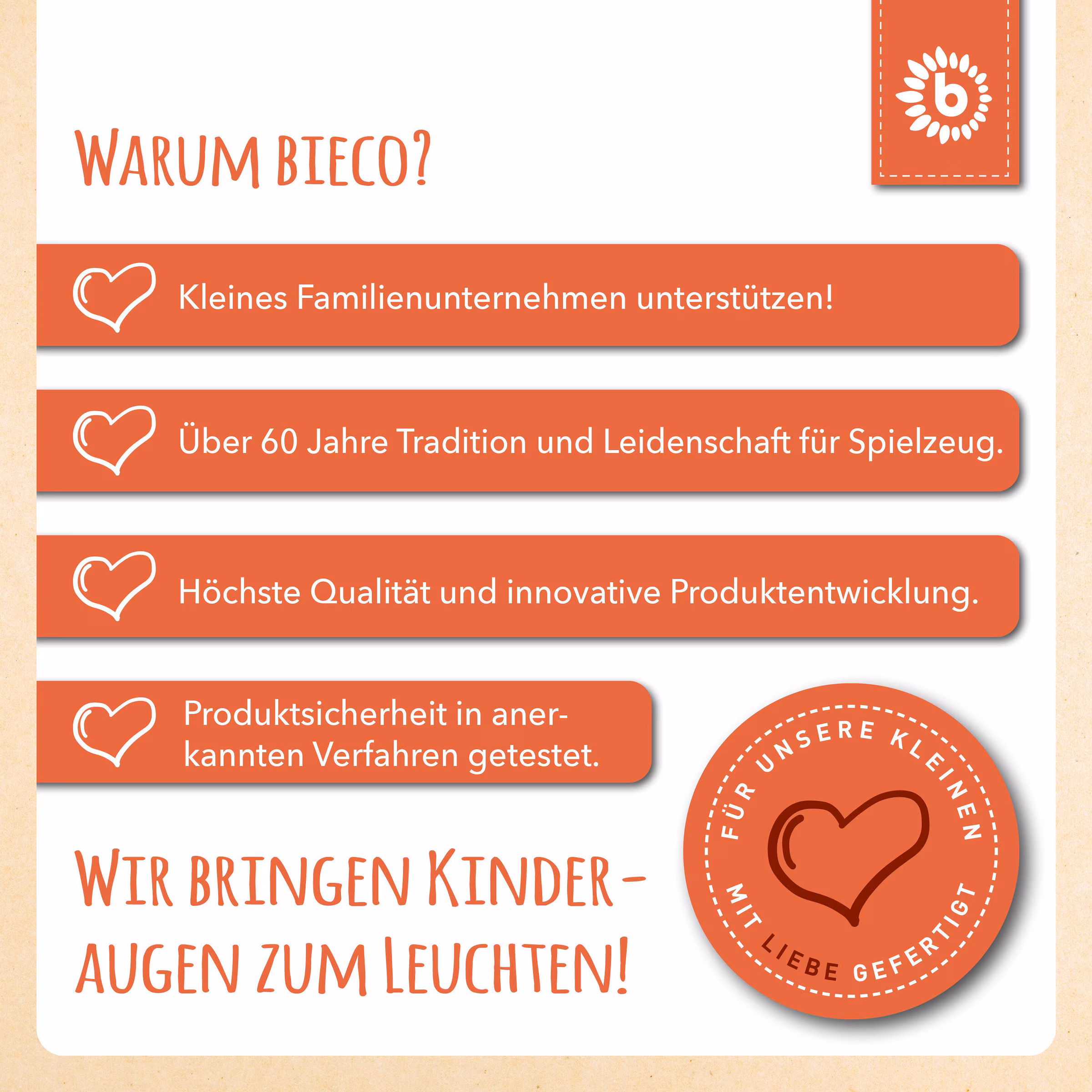 Bieco Xylophon Fuchs - ab 12 Monate Braun