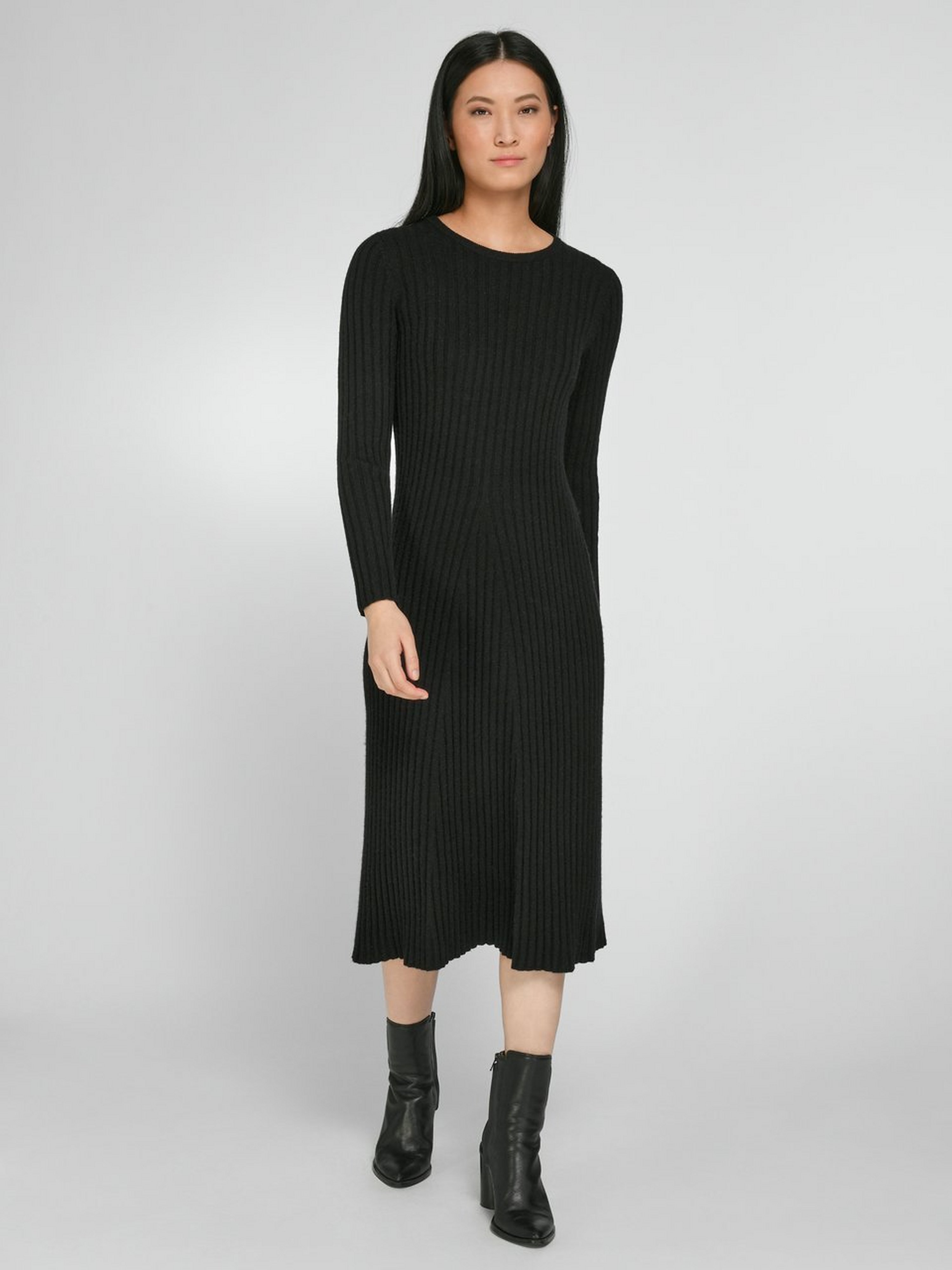 Strickkleid aus Schurwolle und Kaschmir