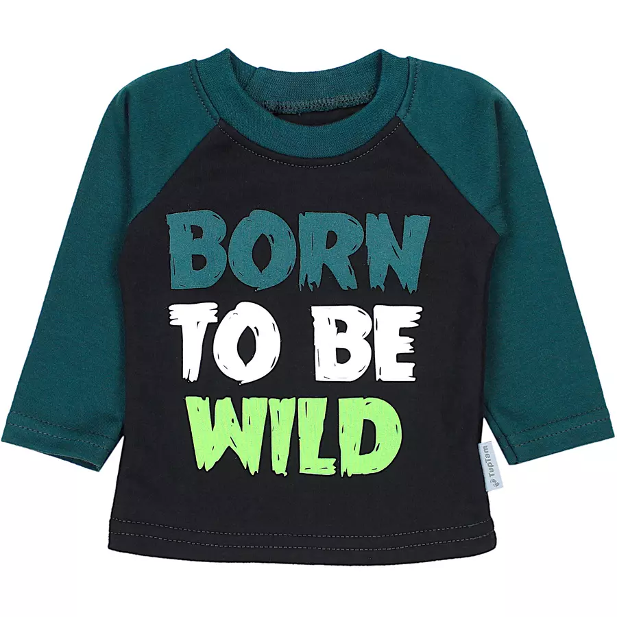 TupTam Baby Jungen Langarmshirt 5er Set schwarzblau