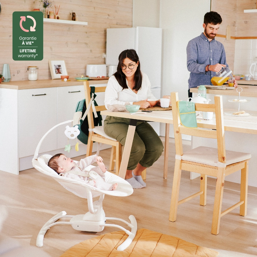 babymoov Ferngesteuerte Babyschaukel Creme